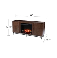 Augusta Home Dibbonly Fireplace with Media Storage