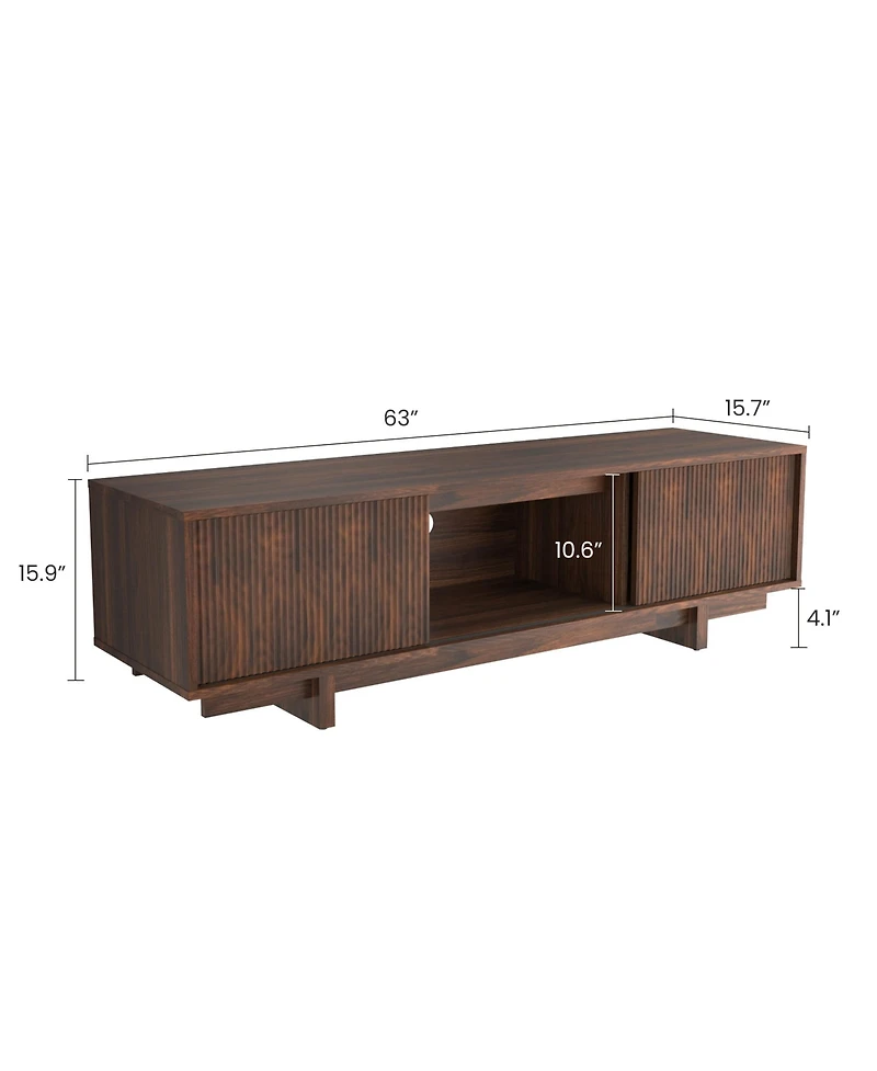 gaomon 63 Inch Farmhouse Tv Stand