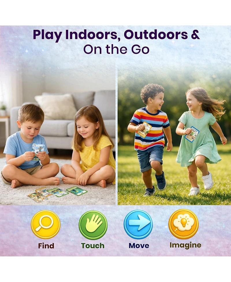 Quokka Active Movement Game for Kids Ages 4-8 – 100 Exercise Cards