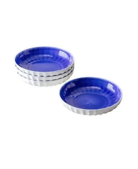 Fortessa Blyss Bone China Low Dinner Bowls, Set of 4