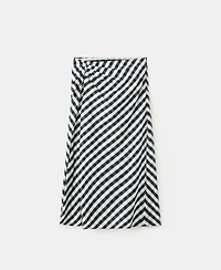 Mango Women's Gingham Midi Skirt