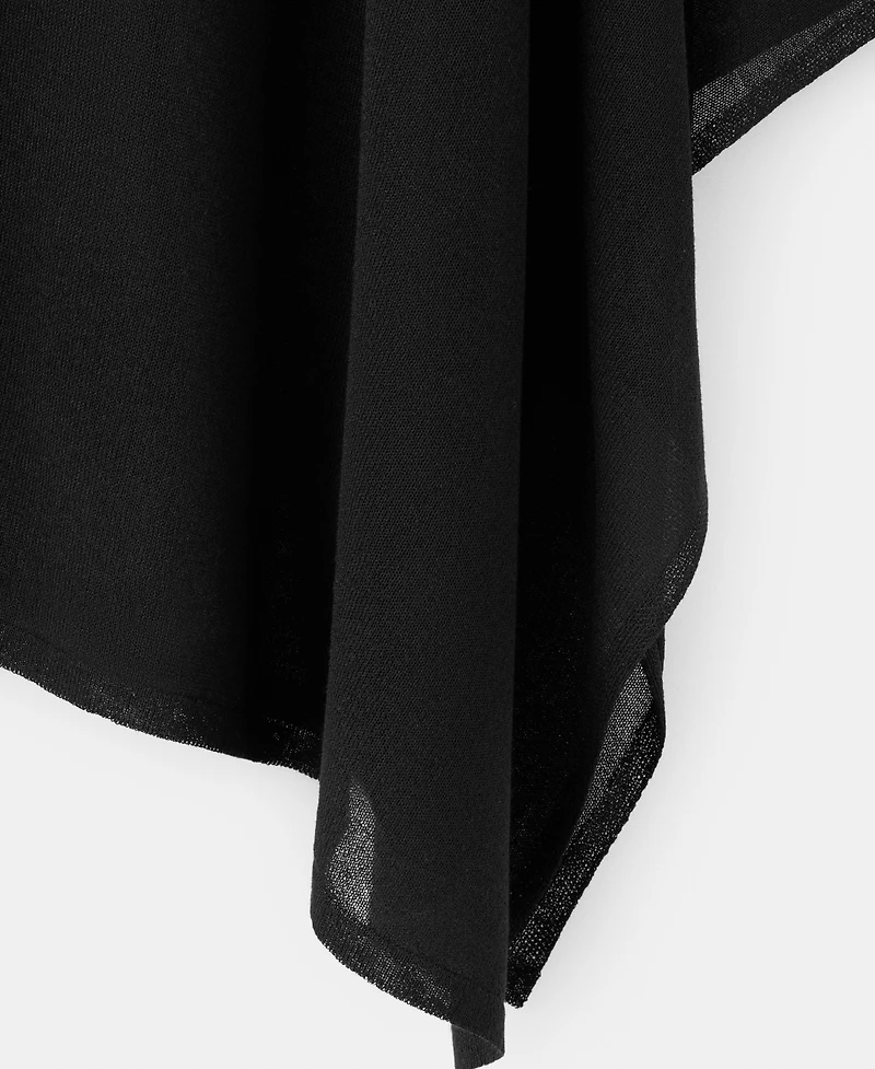 Mango Women's Asymmetrical Knitted Cape