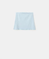 Mango Women's Short Pleated Skirt