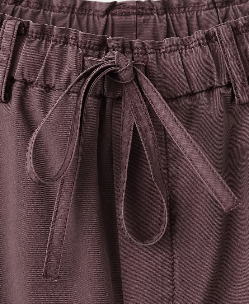 Mango Women's Bows Baggy Pants