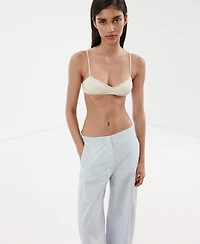 Mango Women's Straight Leg Scarf Pants