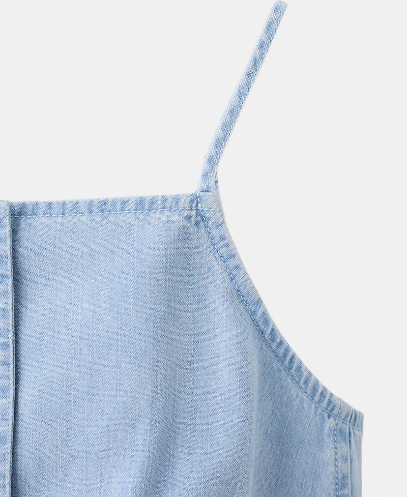 Mango Women's Buttoned Denim Vest