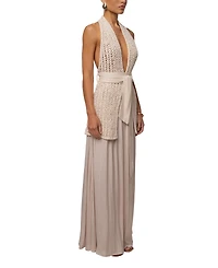 Jluxlabel Women's River Satin Maxi Skirt