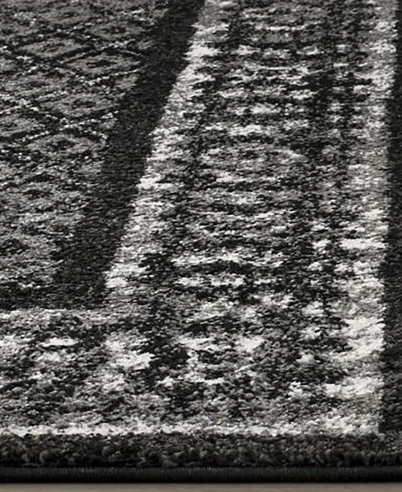 Safavieh Adirondack Black and Silver 9' x 12' Area Rug