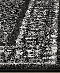 Safavieh Adirondack Black and Silver 9' x 12' Area Rug