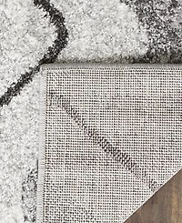 Safavieh Adirondack 121 Silver and Charcoal 8' x 10' Area Rug