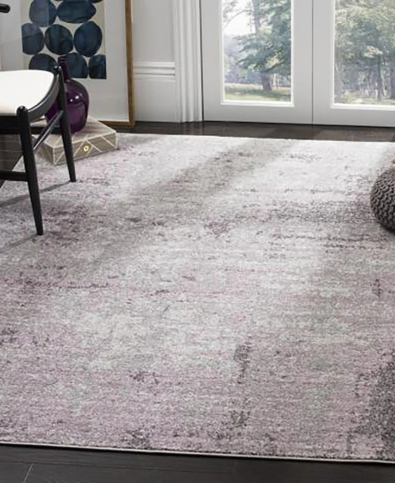 Safavieh Adirondack 130 Light Gray and Purple 8' x 10' Area Rug