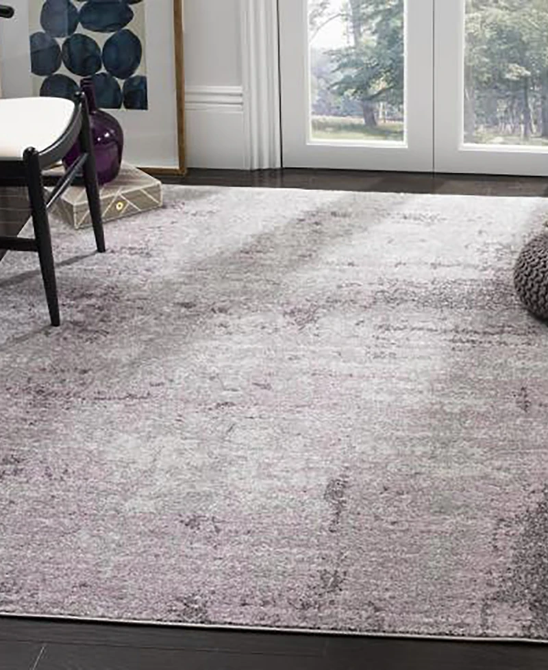 Safavieh Adirondack 130 Light Gray and Purple 9' x 12' Area Rug