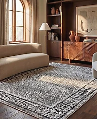 Safavieh Adirondack Ivory and Silver 8' x 10' Area Rug