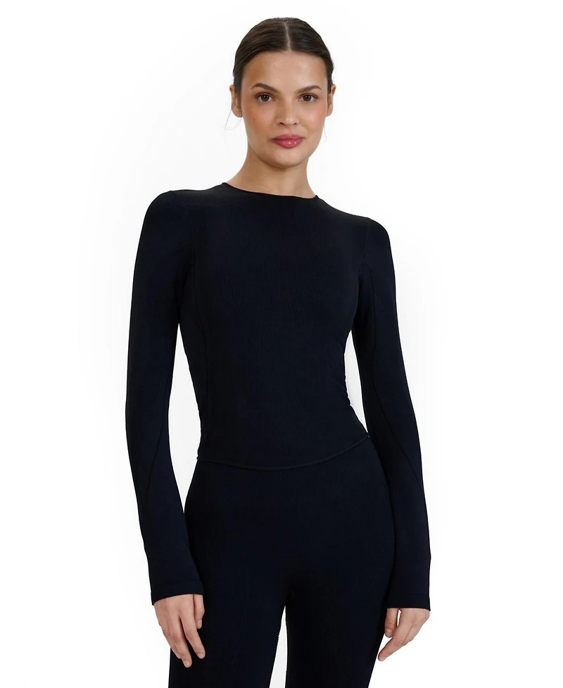 4F Women's Longsleeve For Yoga With Back Cutout