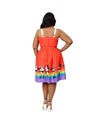 Unique Vintage Plus Rachel Swing Dress