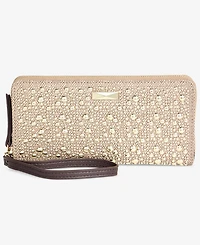 I.n.c. International Concepts Hazell Bloom Studded Zip-Around Wallet, Macy's Exclusive