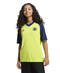Adidas Big Boys and Girls Yellow Colombia National Team 2026 Pre-Match Top