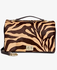 I.n.c. International Concepts Soft Ajae Zebra-Print Shoulder Bag, Macy's Exclusive