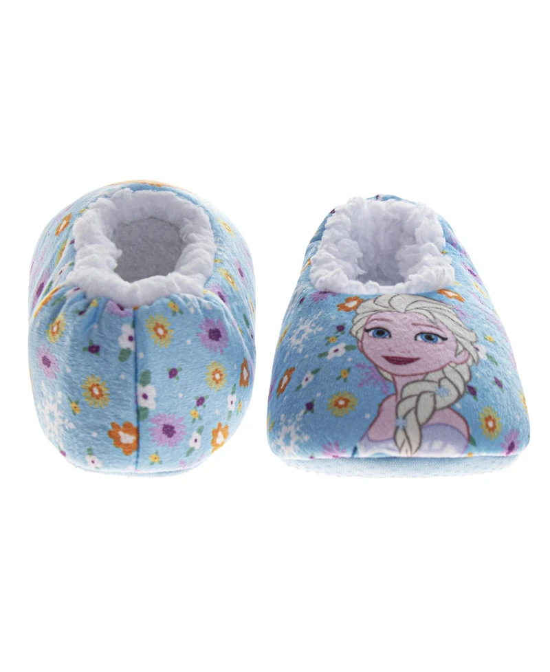 Disney Toddler Frozen Elsa Slippers Comfortable Cozy Indoor Soft