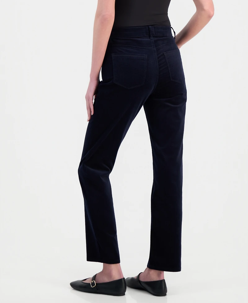 Nautica Women's Straight-Leg Corduroy Pants