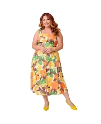 Unique Vintage Plus Picnic Perfect Midi Dress
