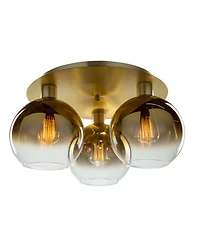 Artcraft Lighting Morning Mist 19.75" Metal 3-Light Semi-Flush Mount