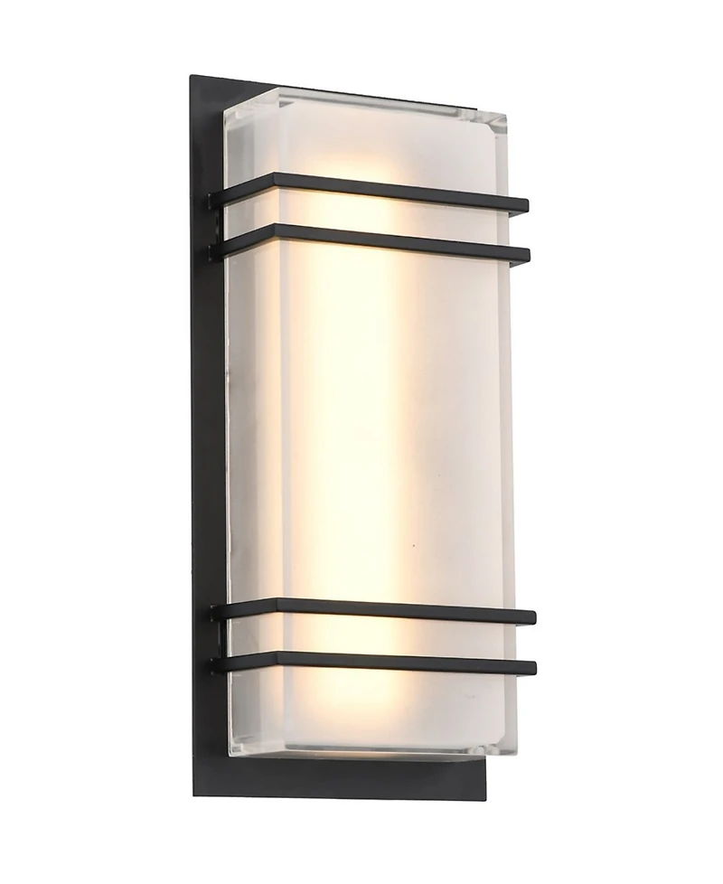 Artcraft Lighting Sausalito 11.81" Metal Horizontal Stripes Led Outdoor Wall Light