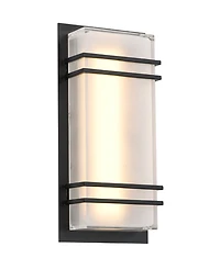 Artcraft Lighting Sausalito 11.81" Metal Horizontal Stripes Led Outdoor Wall Light