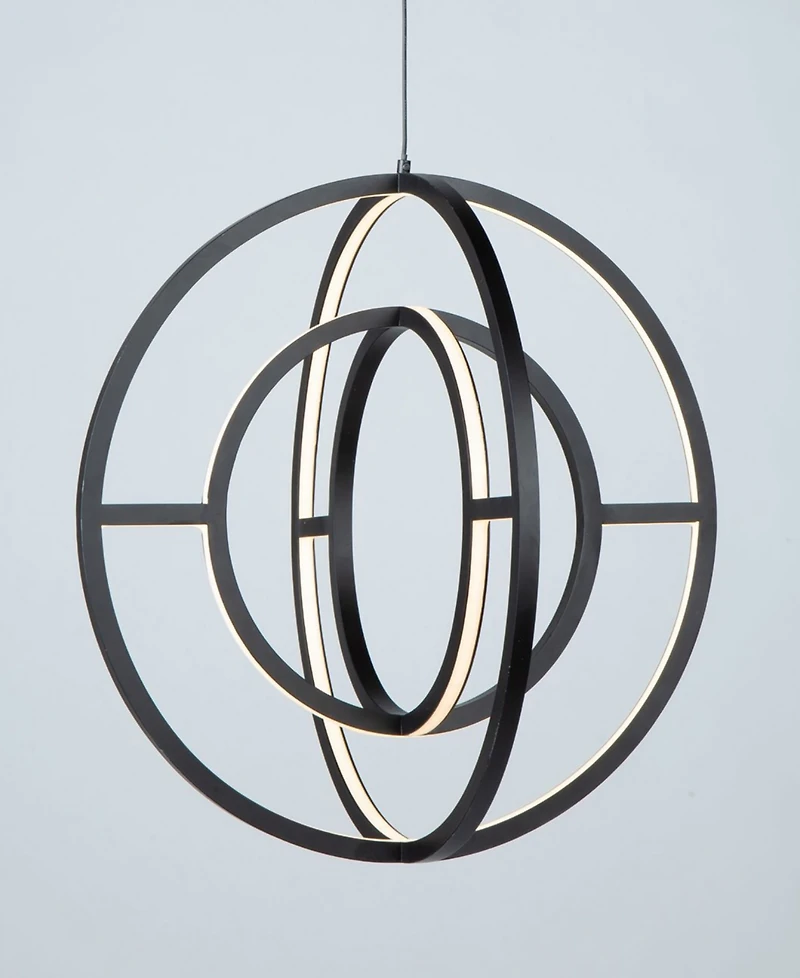 Artcraft Lighting Celestial 16" Metal Led Orb Chandelier