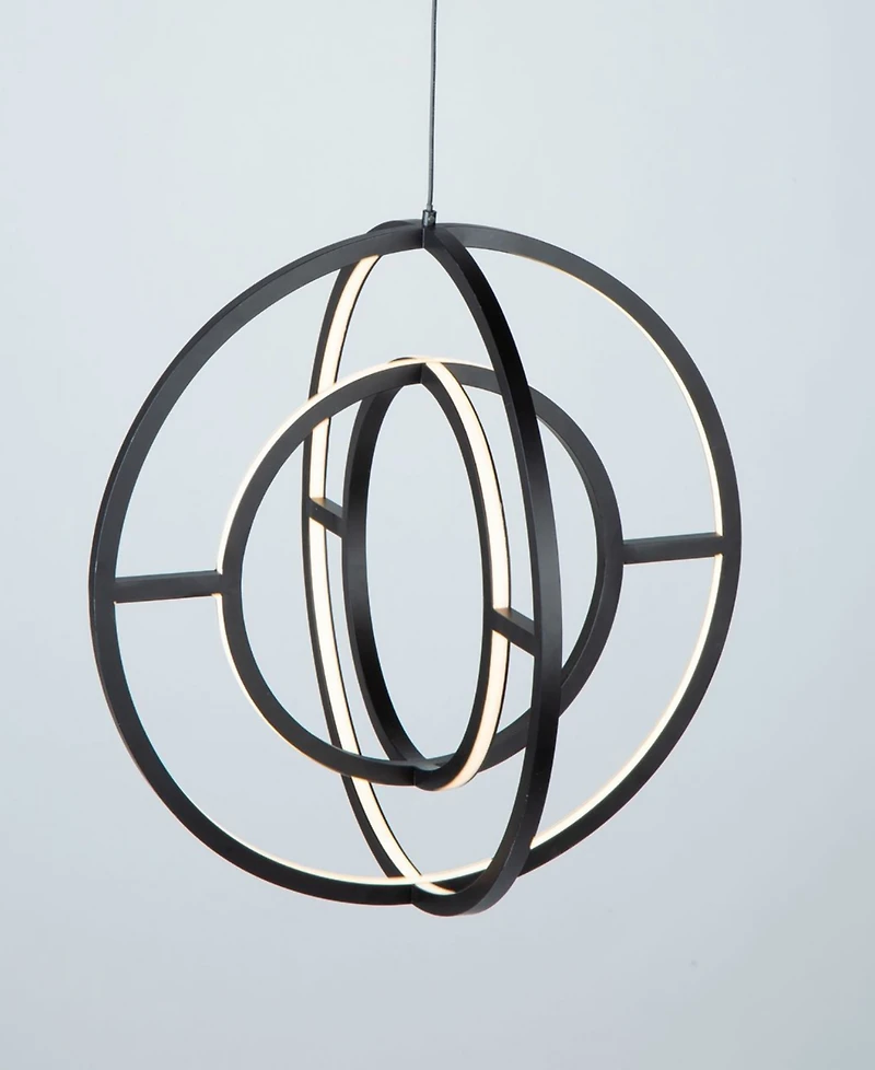 Artcraft Lighting Celestial 16" Metal Led Orb Chandelier