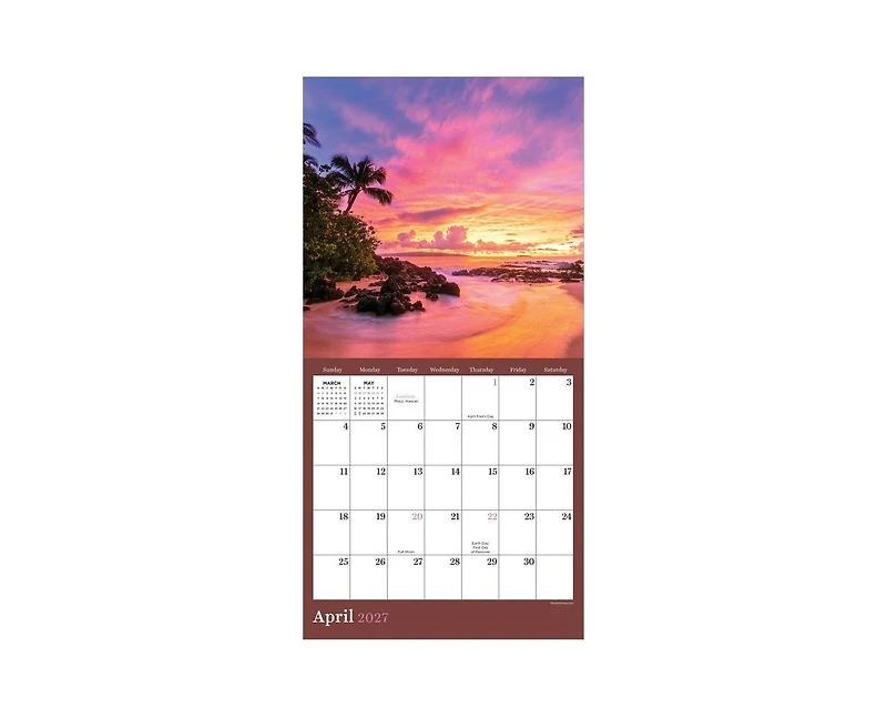 Tf Publishing Paper Goods 2027 Sunsets Mini Calendar