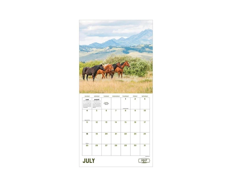 Tf Publishing Paper Goods 2027 Ranch Life Wall Calendar