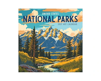 Tf Publishing Paper Goods 2027 National Parks-Art Wall Calendar