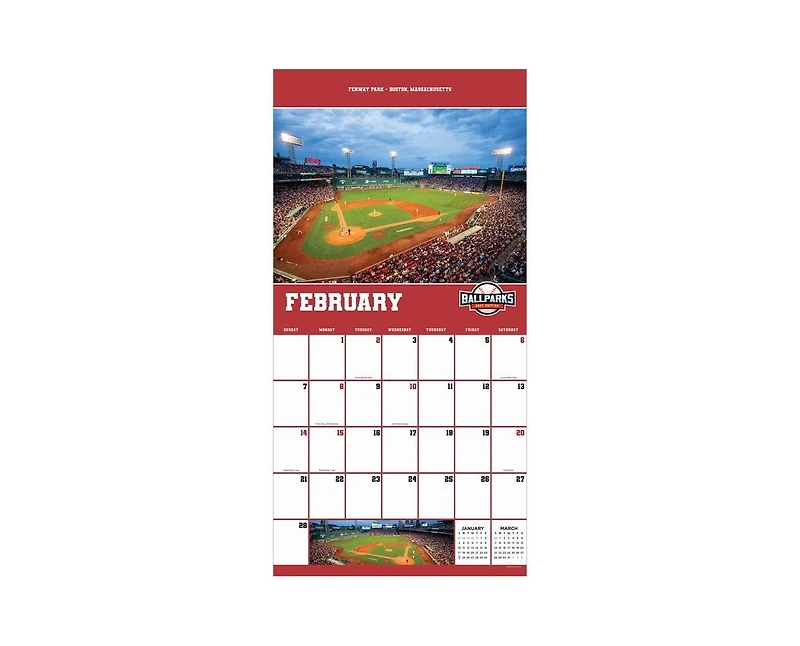 Tf Publishing Paper Goods 2027 Ballparks Wall Calendar