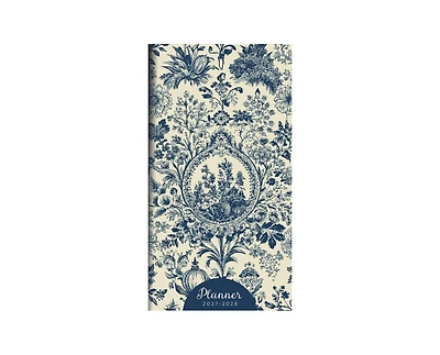 Tf Publishing Paper Goods 2027-2028 Toile Small Monthly Pocket Planner