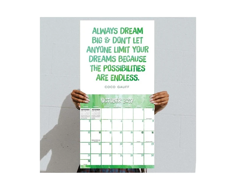 Tf Publishing Paper Goods 2027 Play Like A Girl Wall Calendar