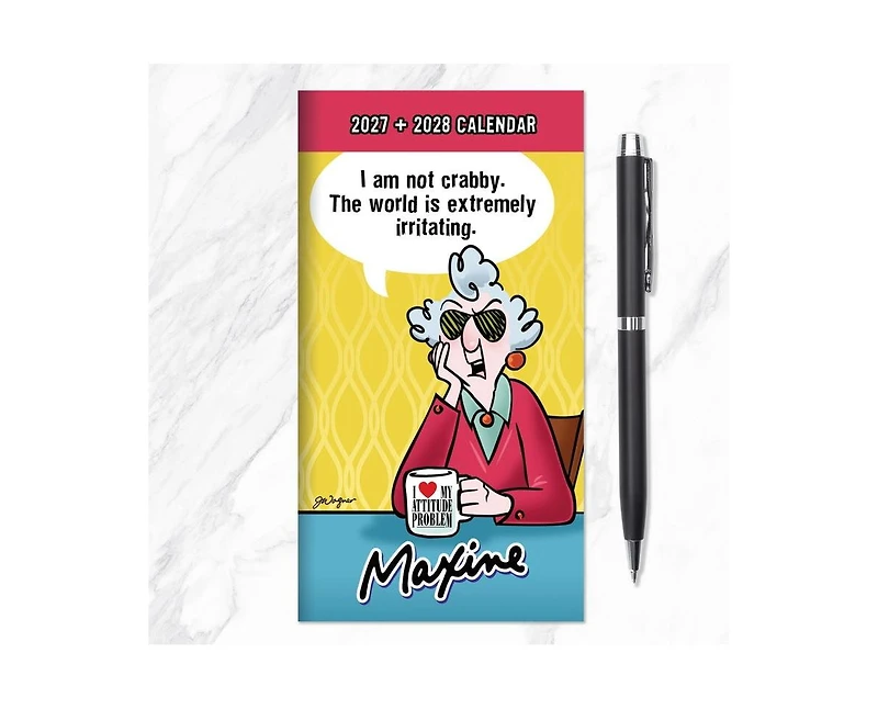Tf Publishing Paper Goods 2027-2028 Maxine Small Monthly Pocket Planner