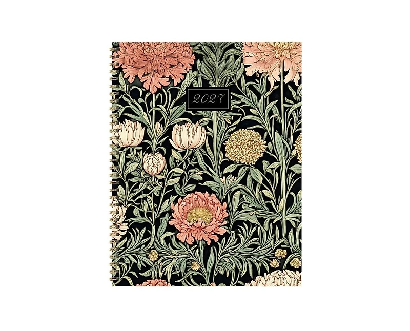 Tf Publishing Paper Goods 2027 Formal Flowers Large Weekly Monthly Planner