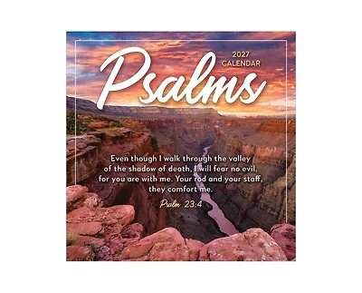 Tf Publishing Paper Goods 2027 Psalms Wall Calendar