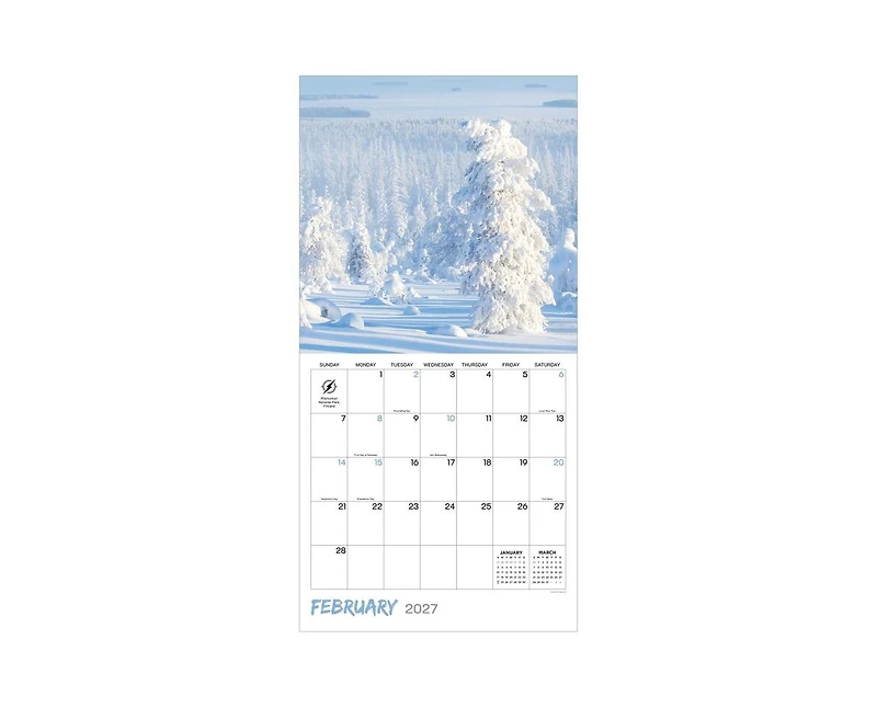 Tf Publishing Paper Goods 2027 Wild Weather Wall Calendar