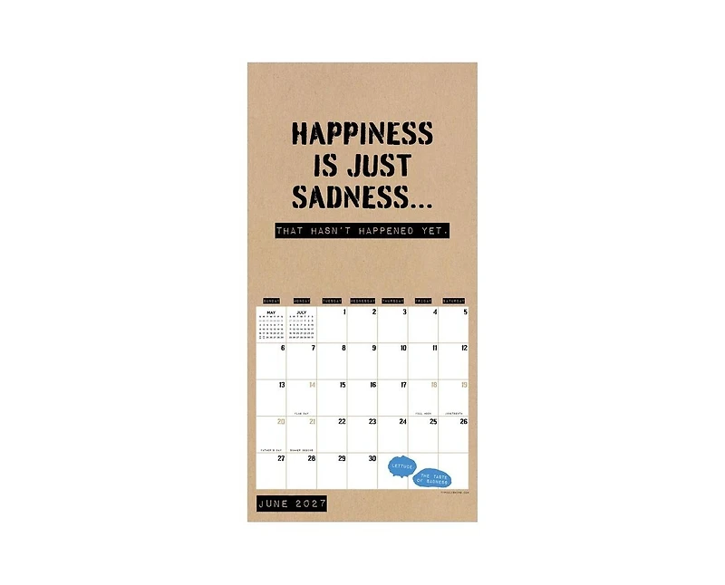 Tf Publishing Paper Goods 2027 Anti-Affirmations and Sarcasm Mini Calendar