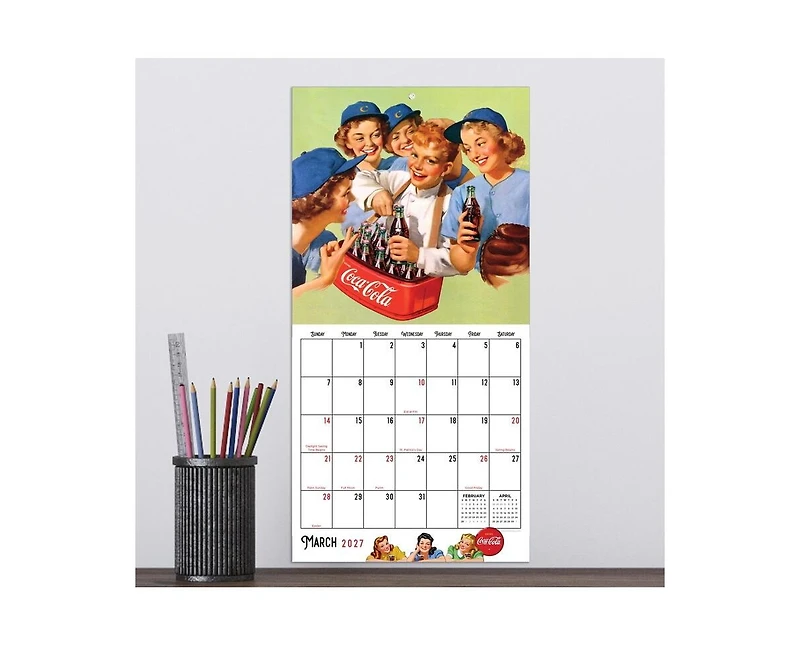 Tf Publishing Paper Goods 2027 Coca-Cola Mini Calendar
