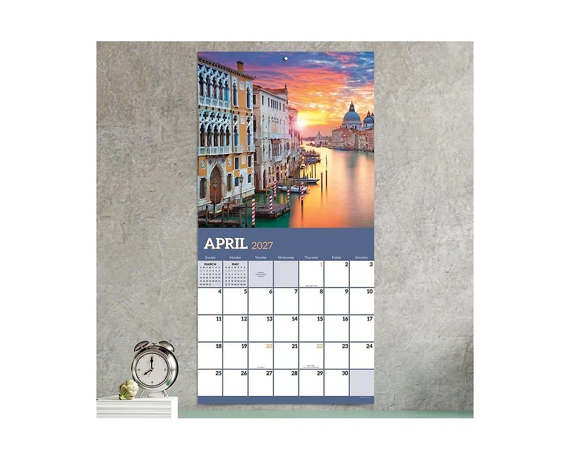 Tf Publishing Paper Goods 2027 Italy Wall Calendar