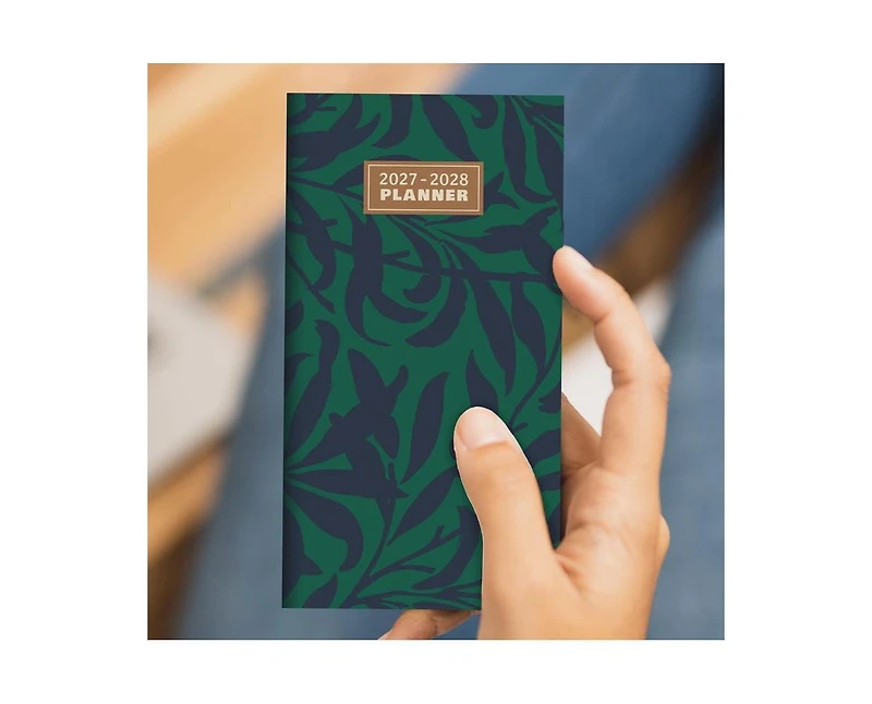 Tf Publishing Paper Goods 2027-2028 Long Weekend Small Monthly Pocket Planner