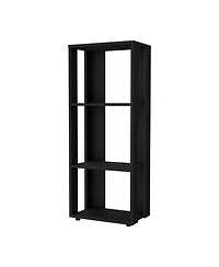 Flynama Melamine 3-Tier Minimalist Open Storage Bookcase