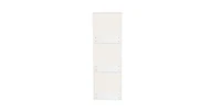 Flynama 4-Tier Freestanding Pull-Out Door Bookcase Mobile Storage Cabinet with Wheels for Home Office Bedroom