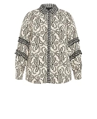 City Chic Women's Plus Dreamweaver Shirt