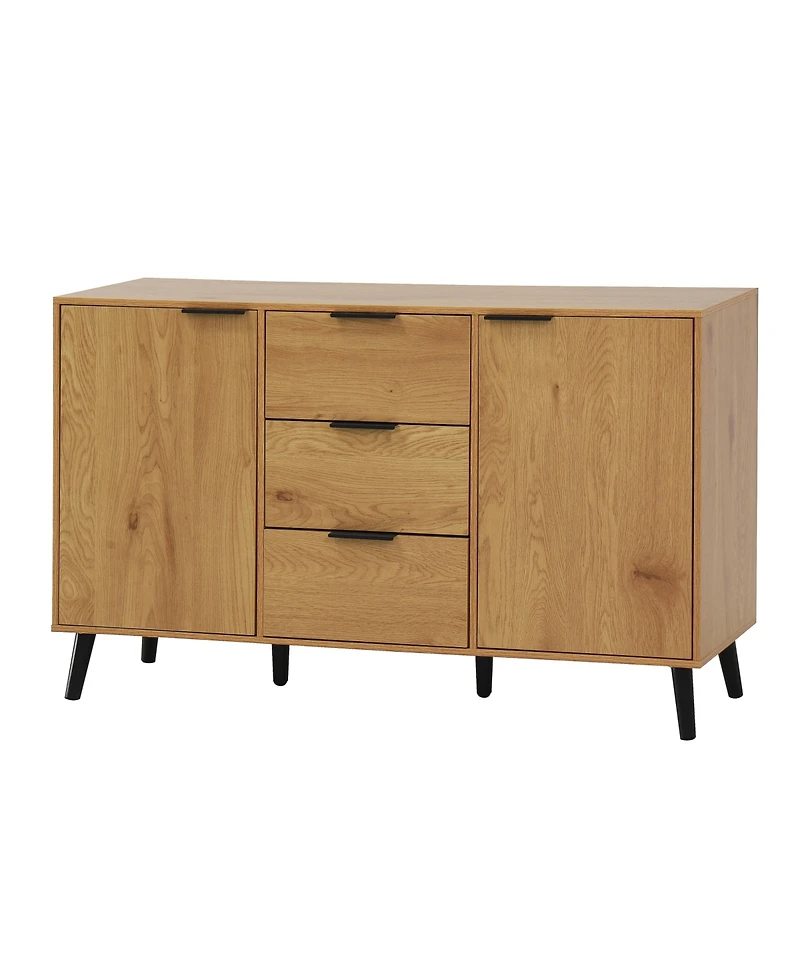 Flynama Sideboard Buffet Cabinet with 3 Drawers