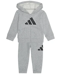 adidas Baby Boys' Long-Sleeve Jacket and Joggers, 2-Piece Set
