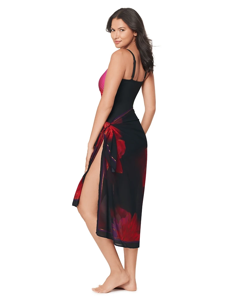 Miraclesuit Women's Petali Rosa Swim Cover-Up Pareo